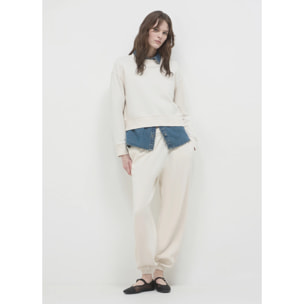 Pantalone ginnico tinta unita