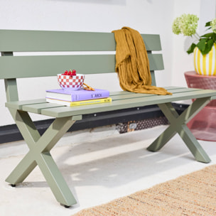 Banc de jardin aluminium 2 places TERRALU