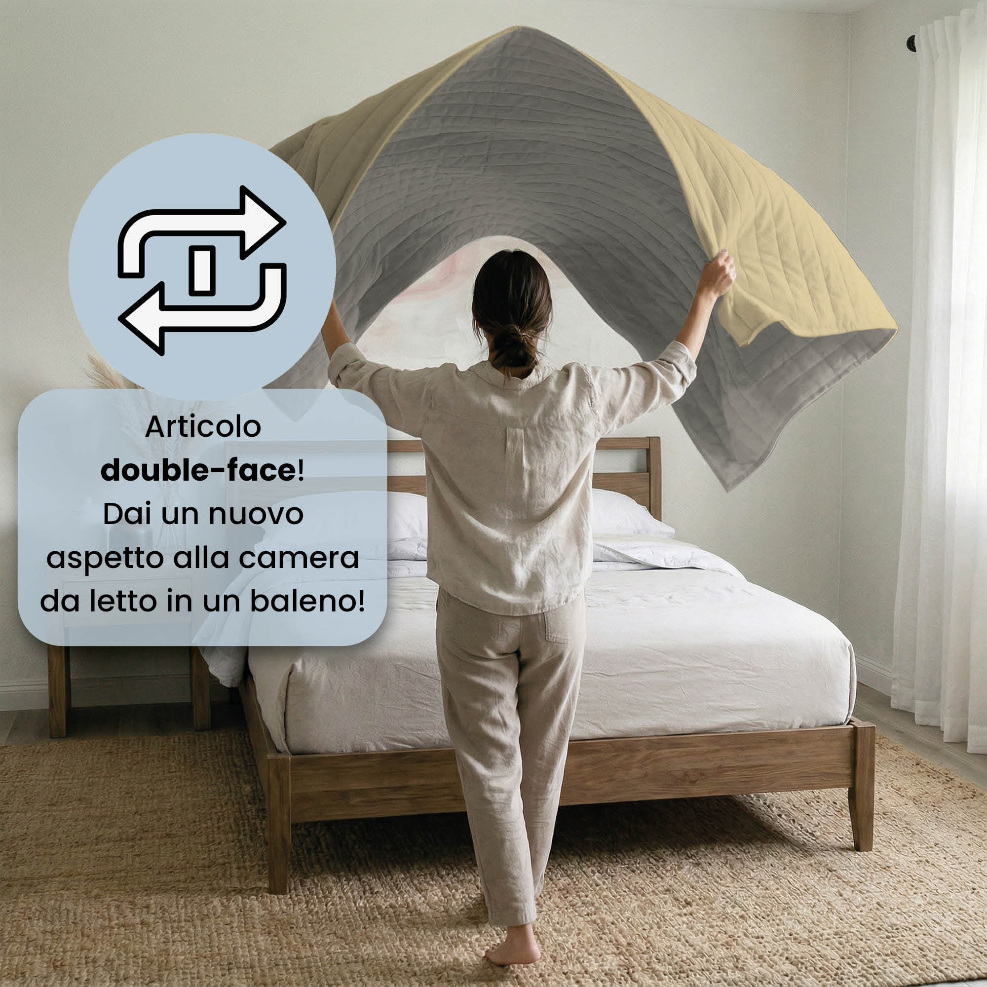 TRAPUNTINO ESTIVO ELEGANT SINGOLO, BICOLORE