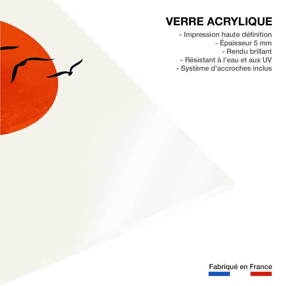 Tableau soleil levant Tableau plexiglas