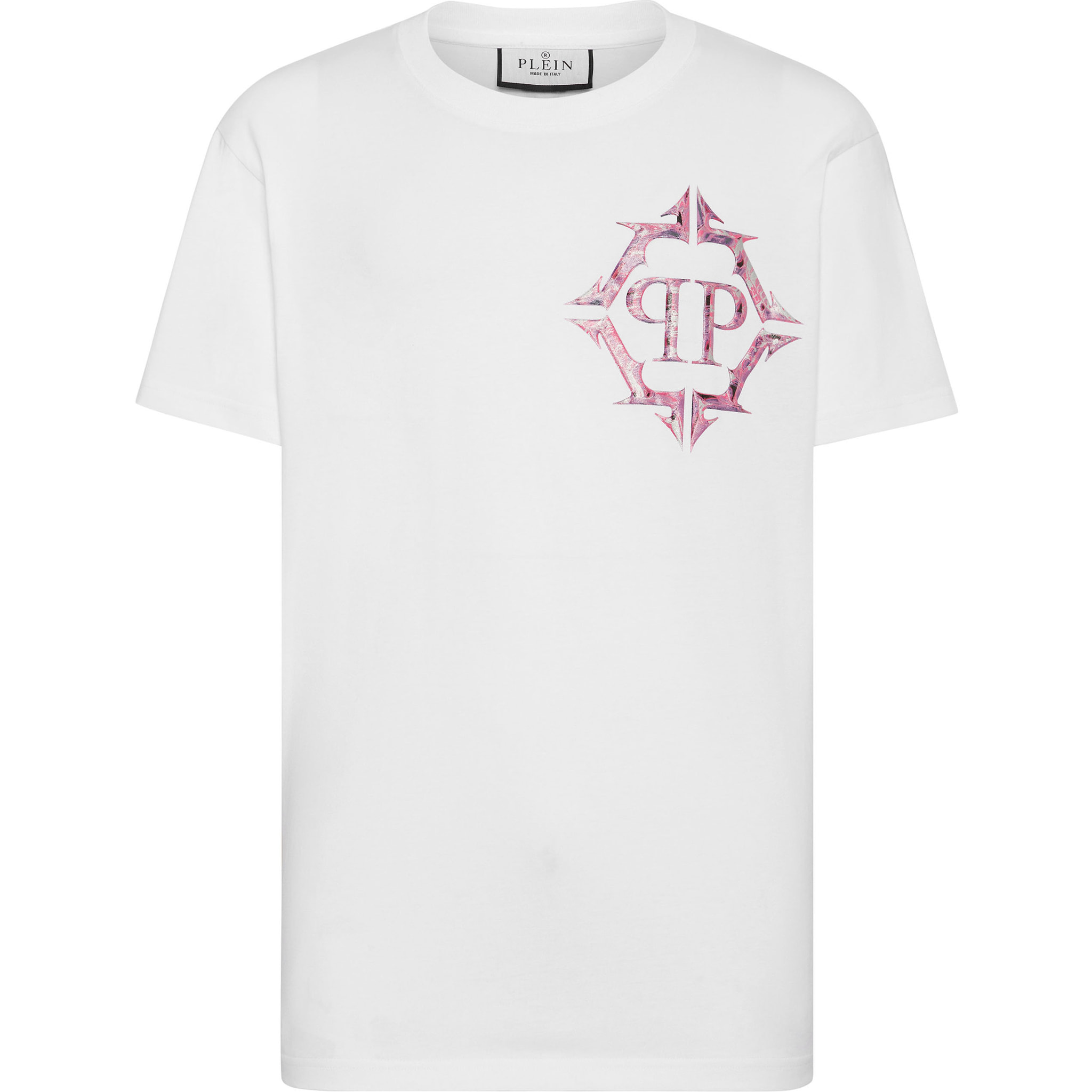 PHILIPP PLEIN T-Shirt Round Neck CHROME