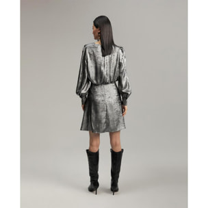 abito corto laminato