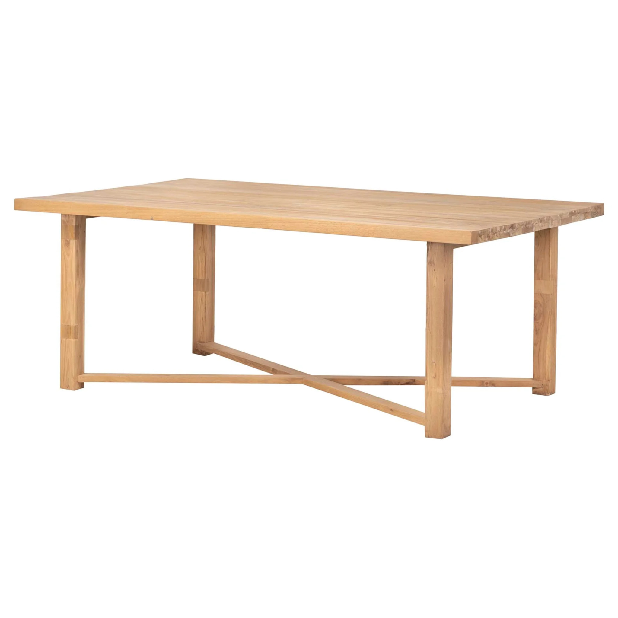 Mesa Comedor Madera Natural 200x120x75 Cm