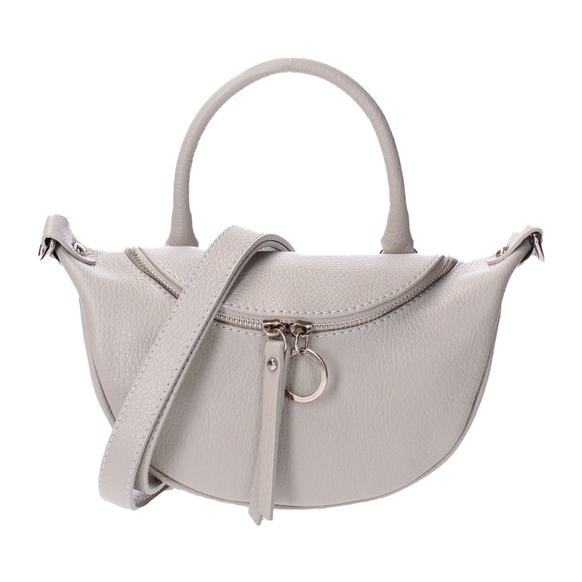 Borsa a mano da donna - Modello Mae - Vera pelle - 26.0 x 13.0 x 8.0 cm