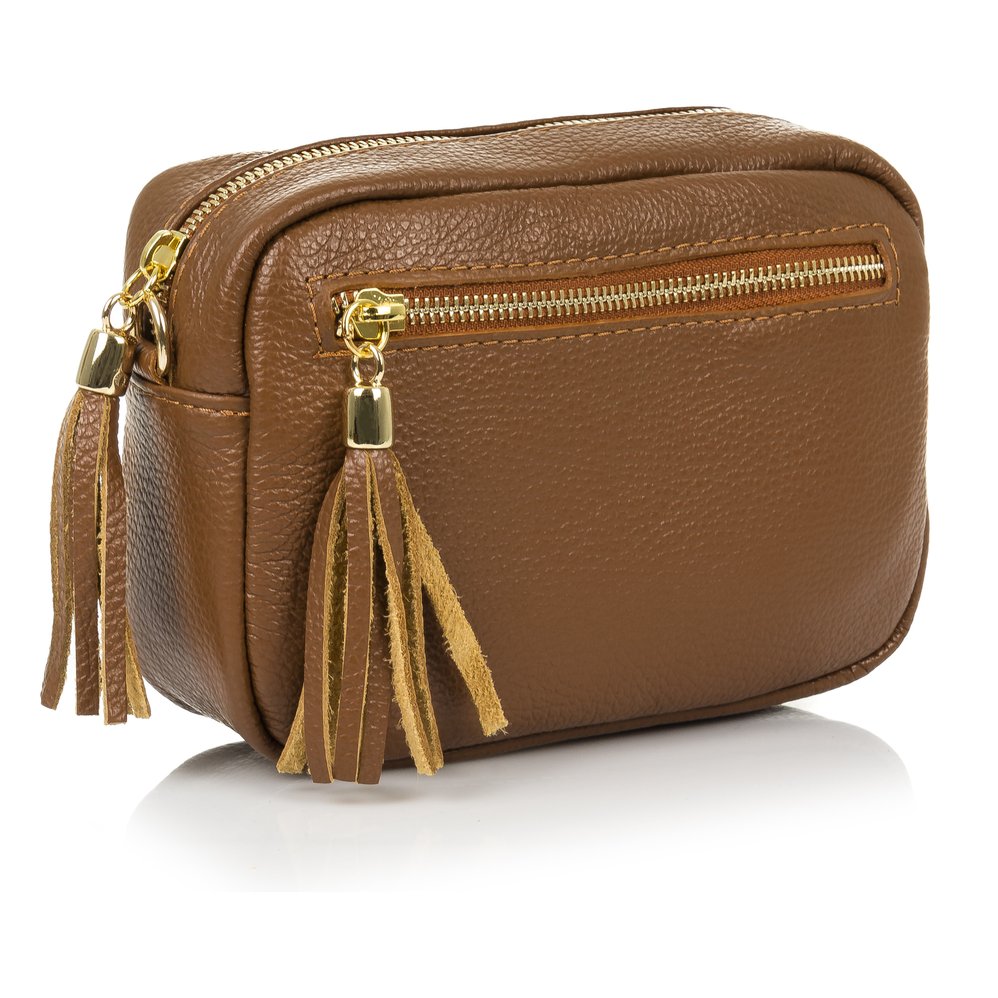 Delfina Borsa a tracolla Donna.Pelle autentica Dollaro