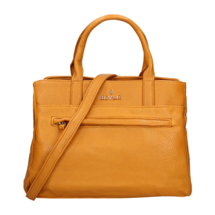 Borsa a mano da donna - Modello False - Ecopelle - 30.0 x 22.0 x 10.0 cm