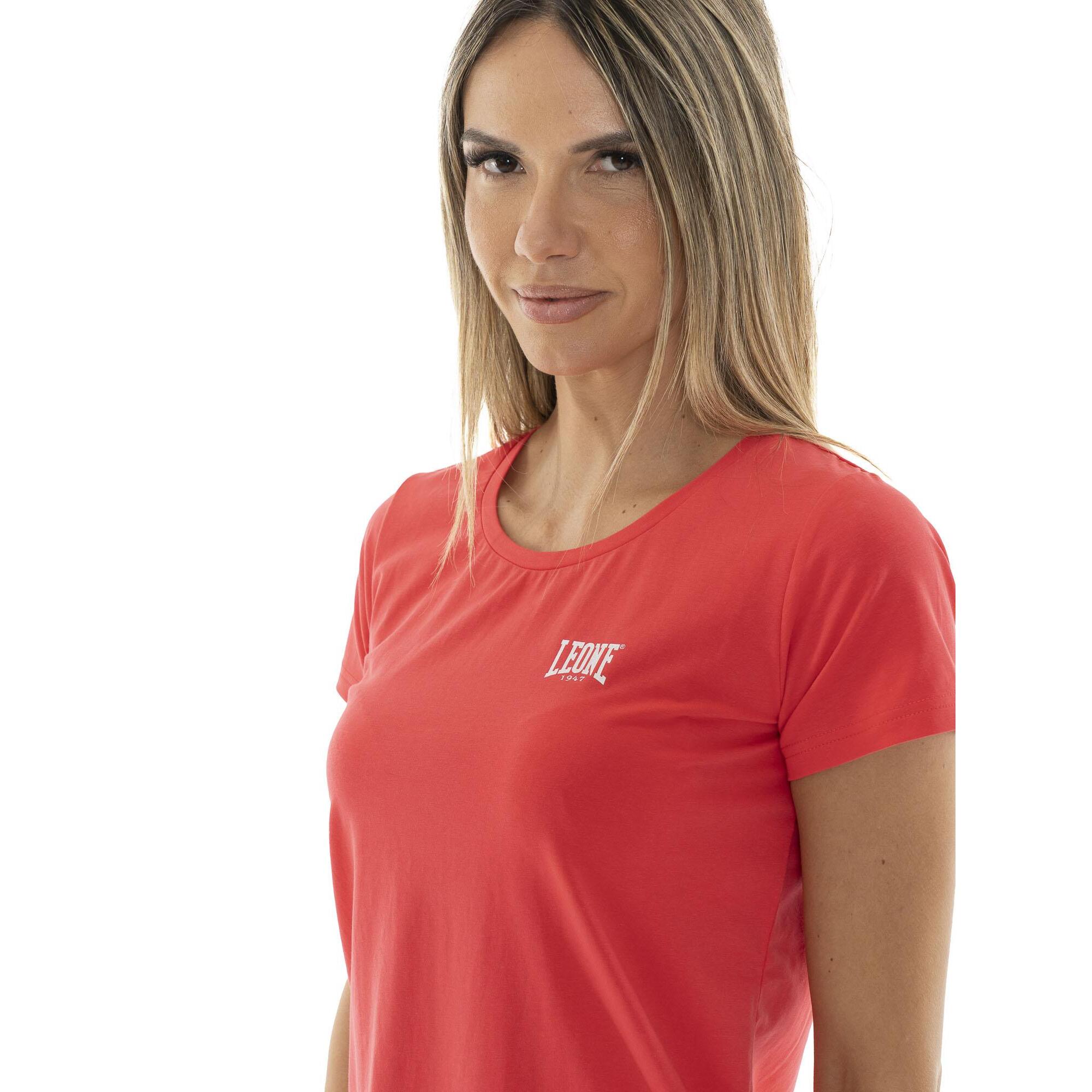 Camiseta de mujer con logo lateral de corazón Leone Basic