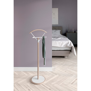 Galán de noche Finlande roble-blanco 117x42x34 cm