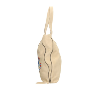 Borsa a spalla da Donna Paolina in Vera Pelle Made in Italy 37x37x6 cm