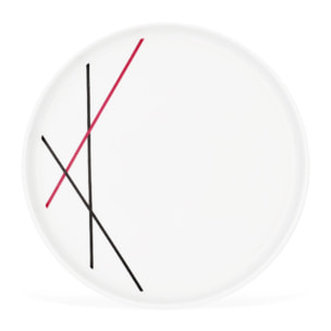 6 assiettes à dessert   BISTROT