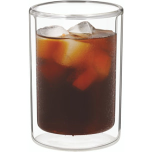 Coffret DELONGHI lot de 2 verres Cold Brew Small 2x220ml DLSC324