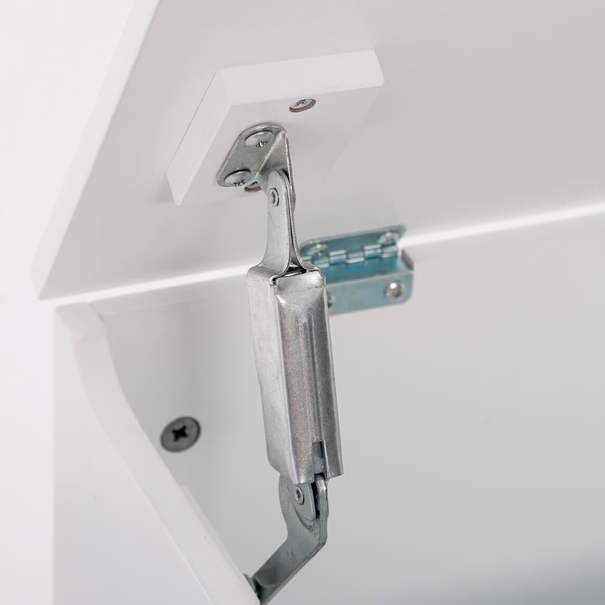 Caja de juguetes y biblioteca infantil