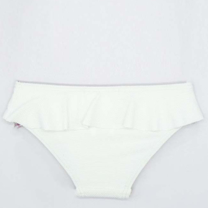 CULETÍN BLANCO CON LAZO MALVA