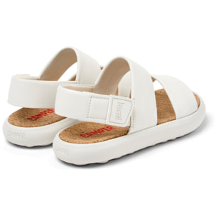 Sandali - CAMPER Pelotas Flota Sandal - Bianco - Pelle liscia