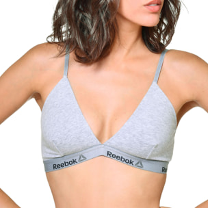 Top deportivo para mujer REEBOK gris