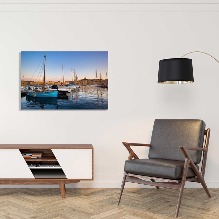 Tableau les pointus du vieux port Tableau plexiglas