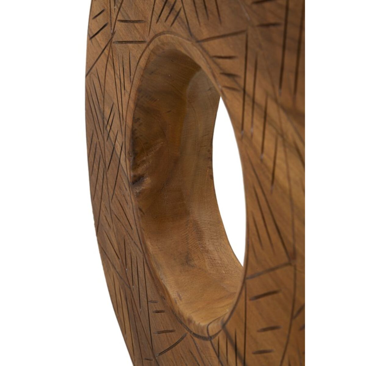 SCULTURA DORAT IN TEAK RICICLATO CM 35X10X58 (PEZZI UNICI - NON RIP. IN SERIE)