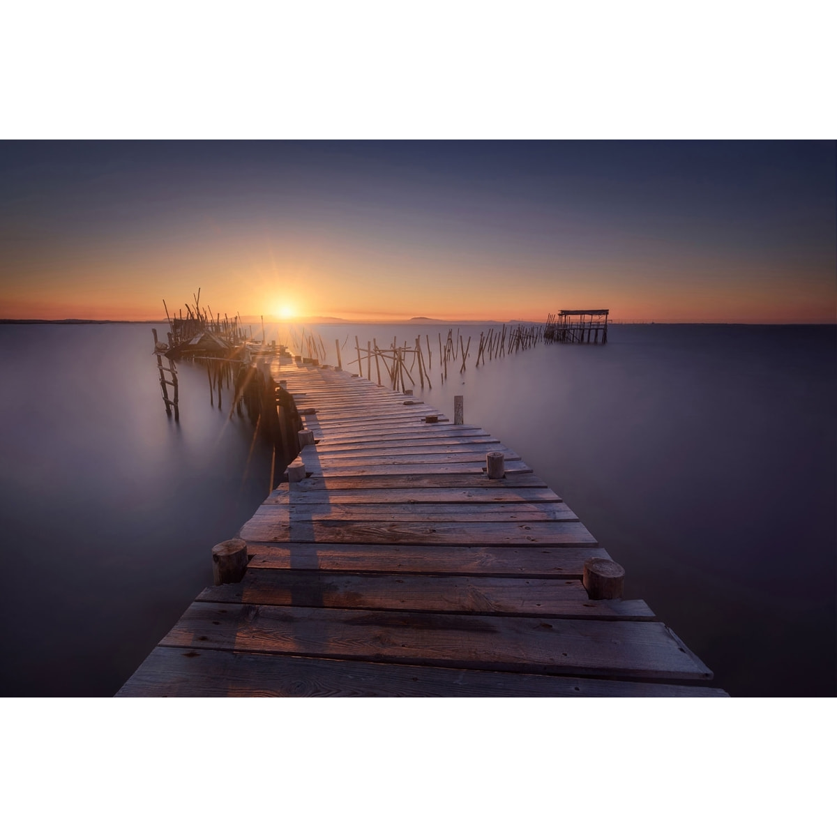 Tableau lumière violette Tableau alu Dibond