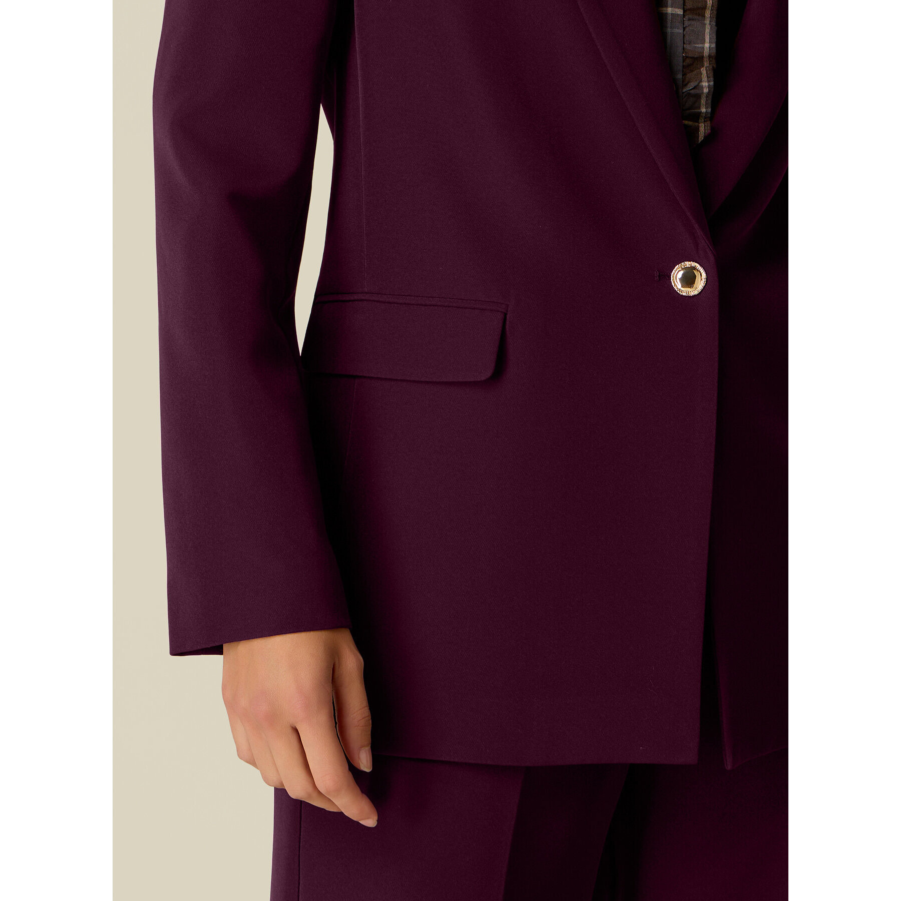 Oltre - Blazer monopetto - Bordeaux