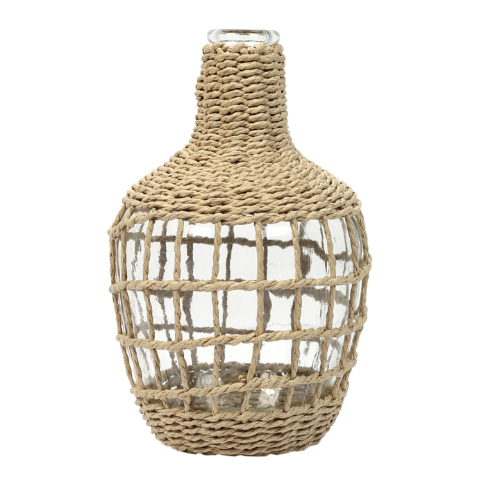 Vase Rond Tresse D16x25.5cm