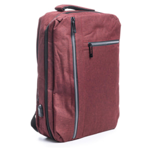 Mochila cabina multi compartimento, porta Laptop 17''. Adaptable a Trolley. Toma USB externa oculta.