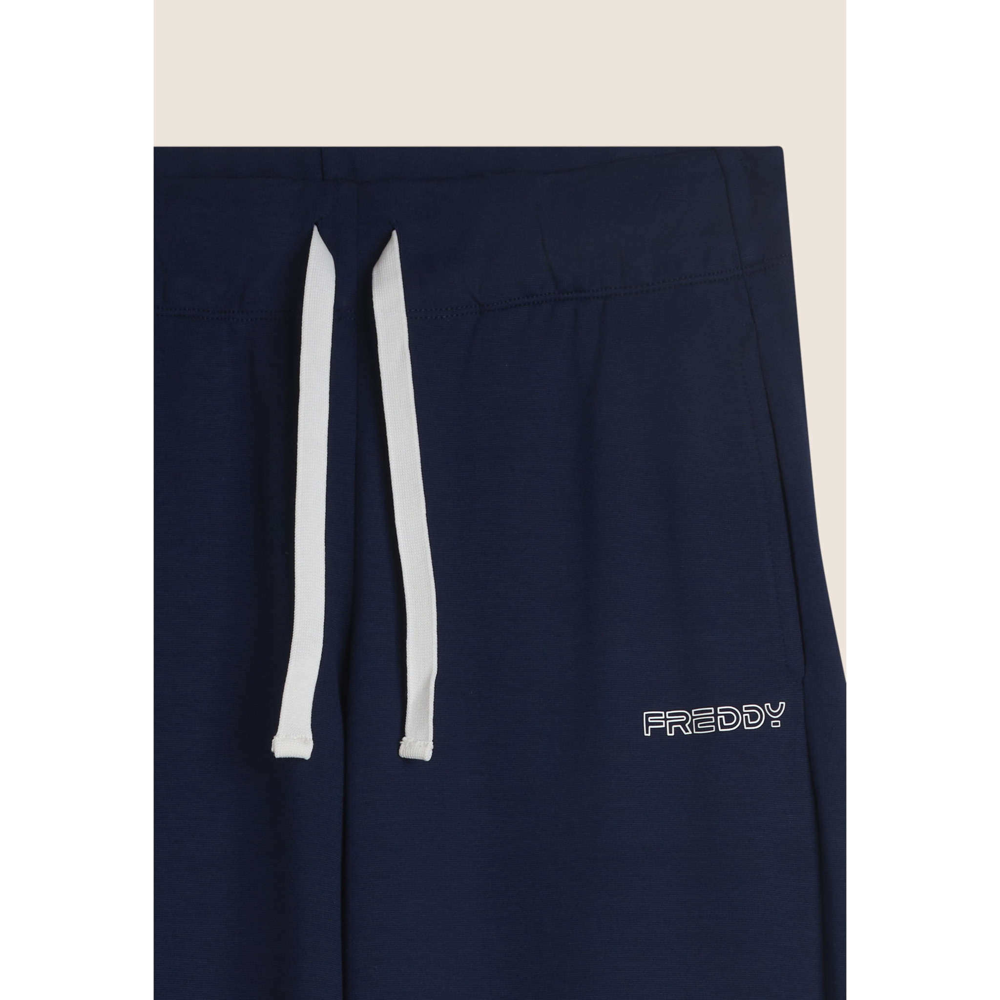 Pantaloni Sportivi Wide Leg con Lunghezza Full