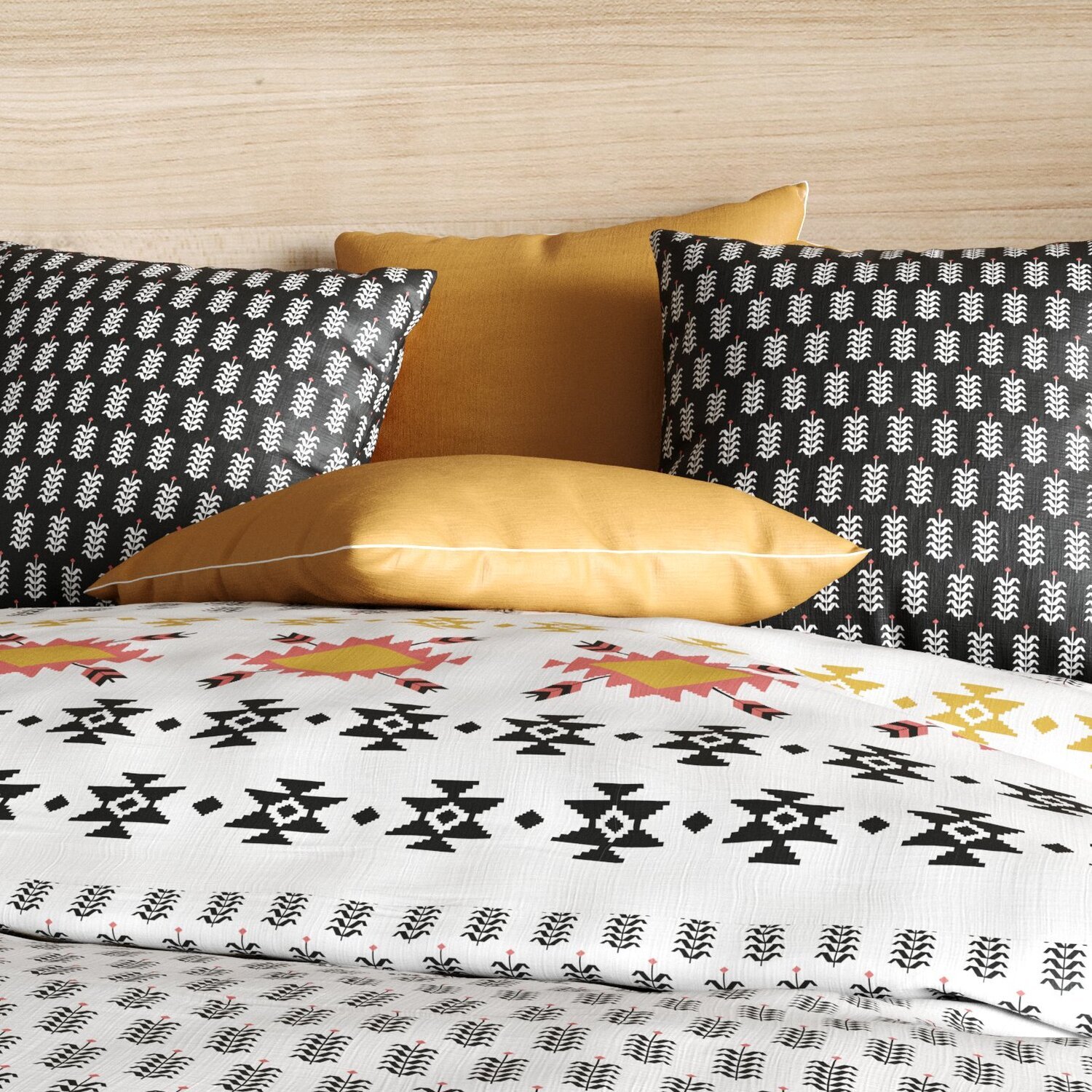 Parure imprimée 3pcs en coton loya
