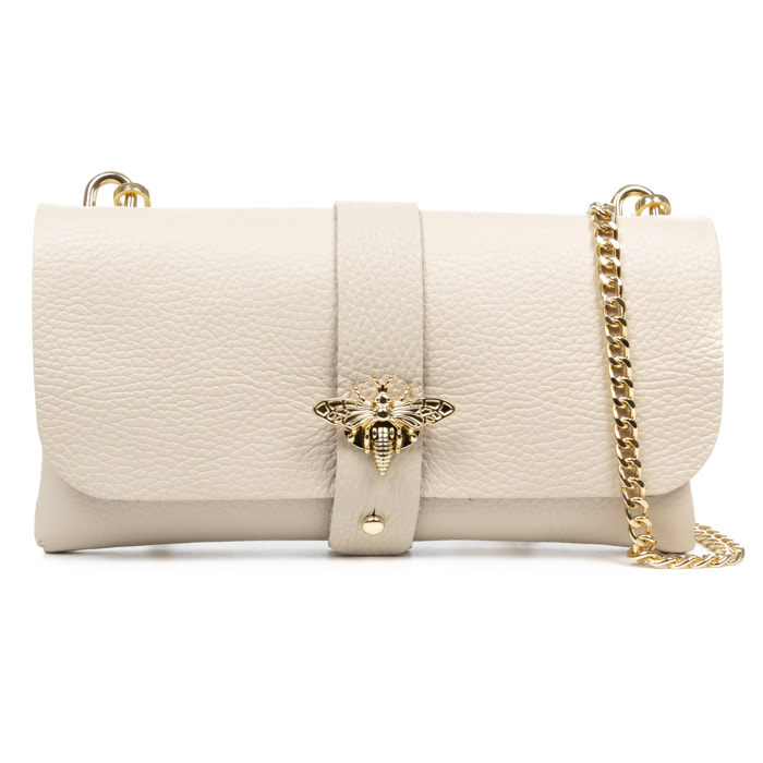 Amaseno bolso bandolera mujer. Piel auténtica Dollaro.