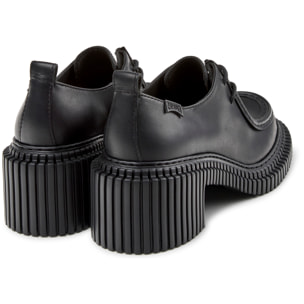 Zapatos de cordones - CAMPER Pix London - Negro - Piel lisa