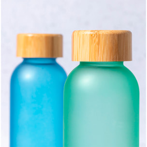 Bottiglia in vetro e bambù da 500 ml