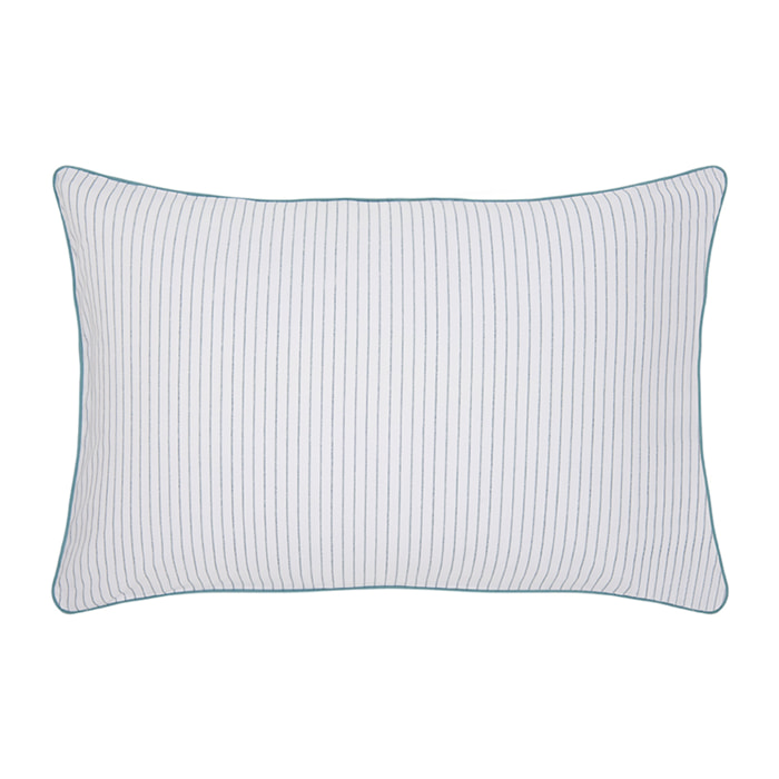 Taie d'oreiller imprimée en percale de coton, BOSQUET, Multicolore