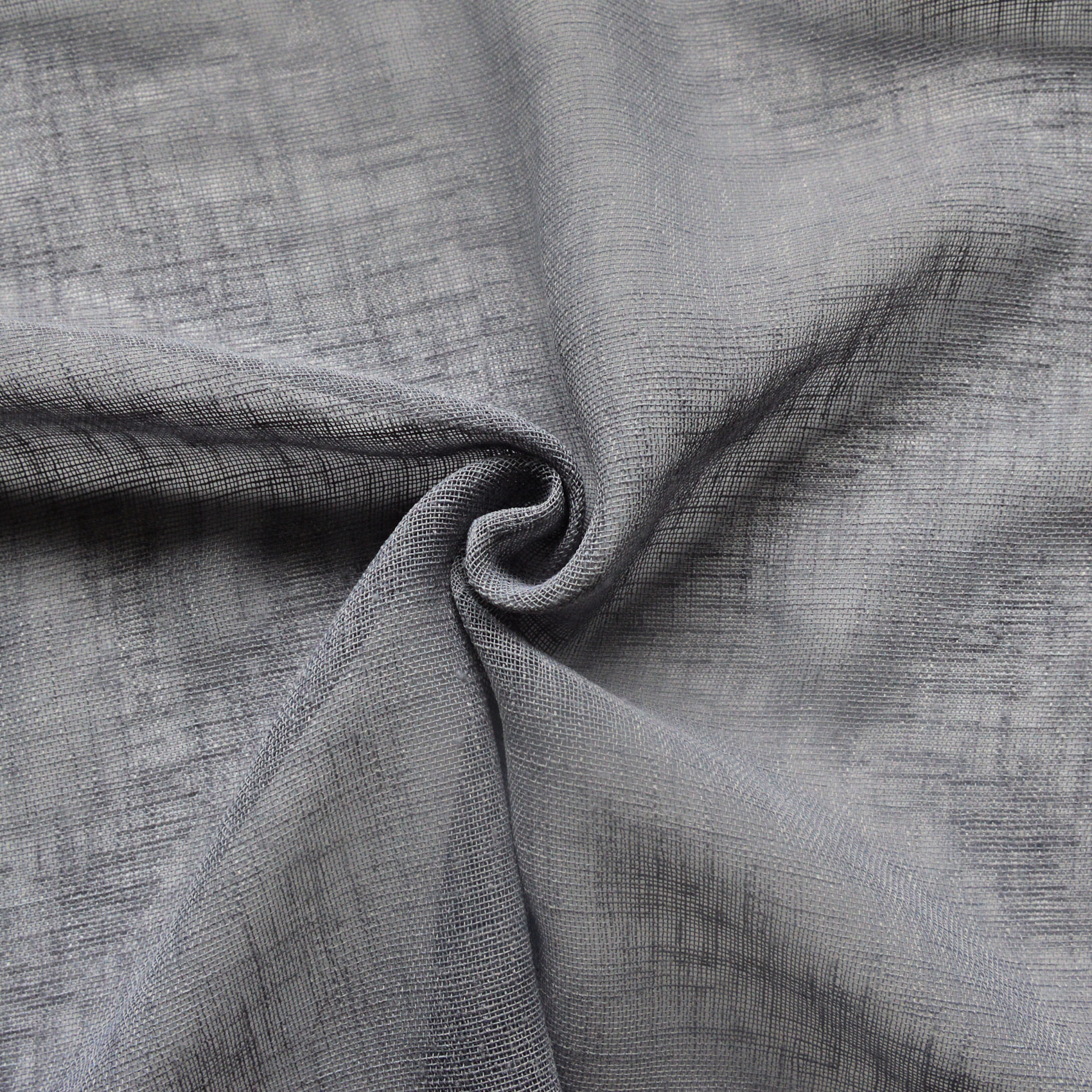 Voilage   - Effet lin fluide - Gris béton