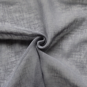 Voilage   - Effet lin fluide - Gris béton