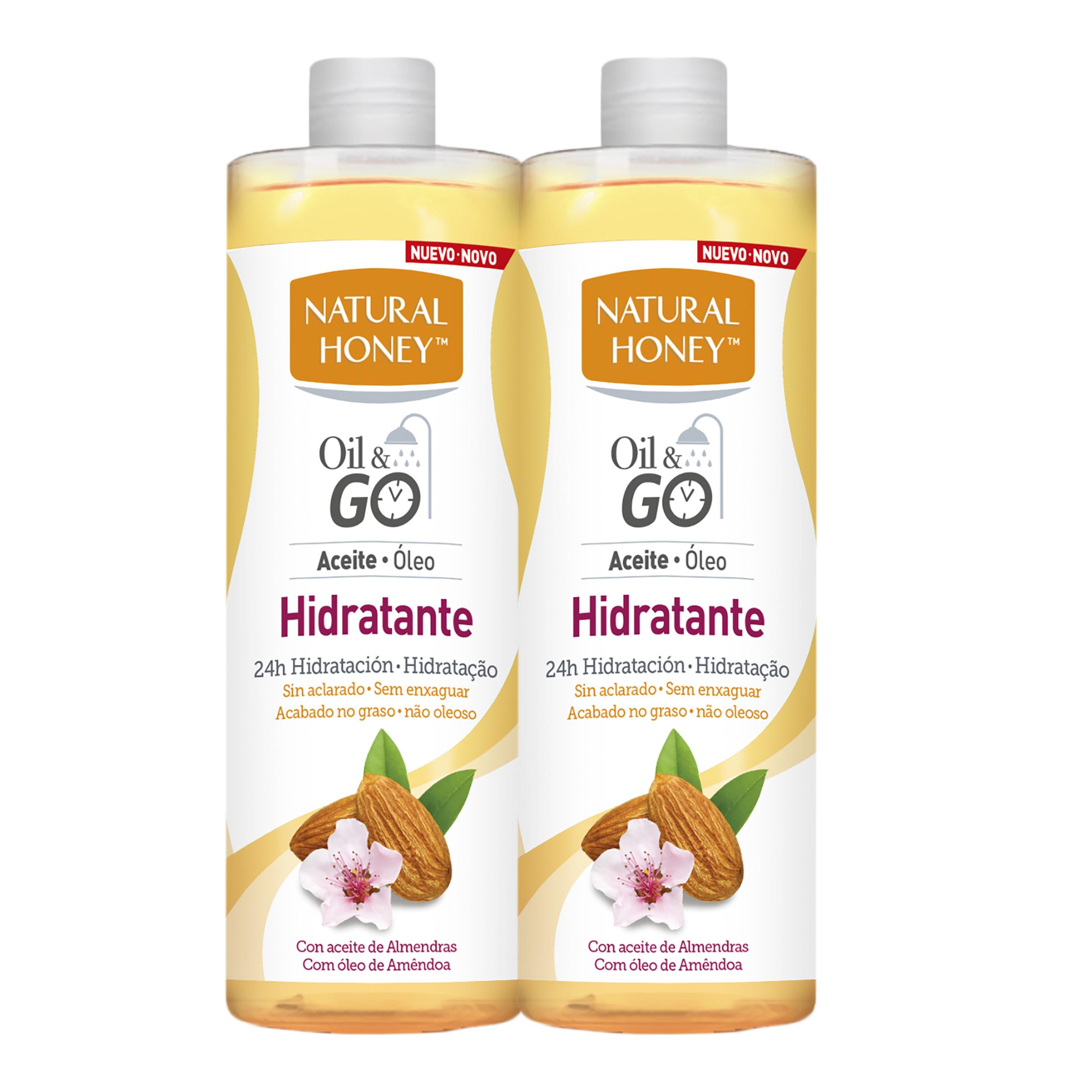 PACK 2X ACEITE CORPORAL OIL & GO HIDRATANTE NATURAL HONEY