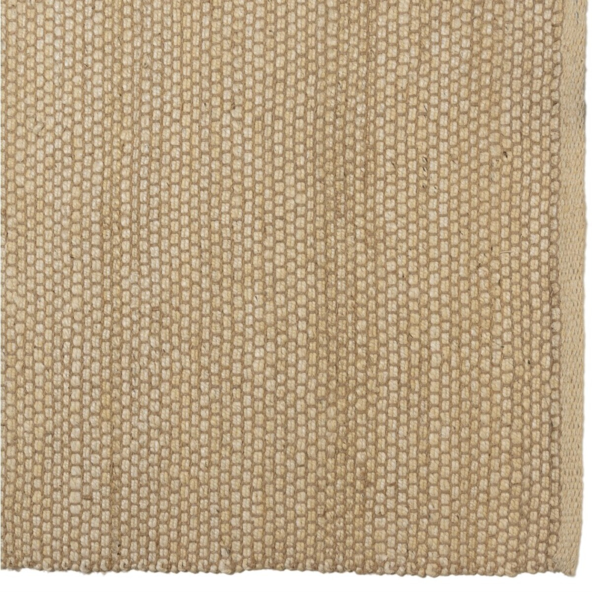 QUENTIN - Tapis rectangulaire 200x290cm en jute et coton beige