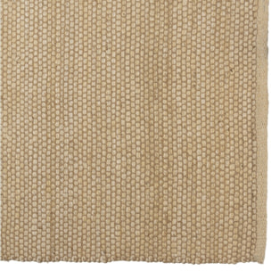 QUENTIN - Tapis rectangulaire 200x290cm en jute et coton beige