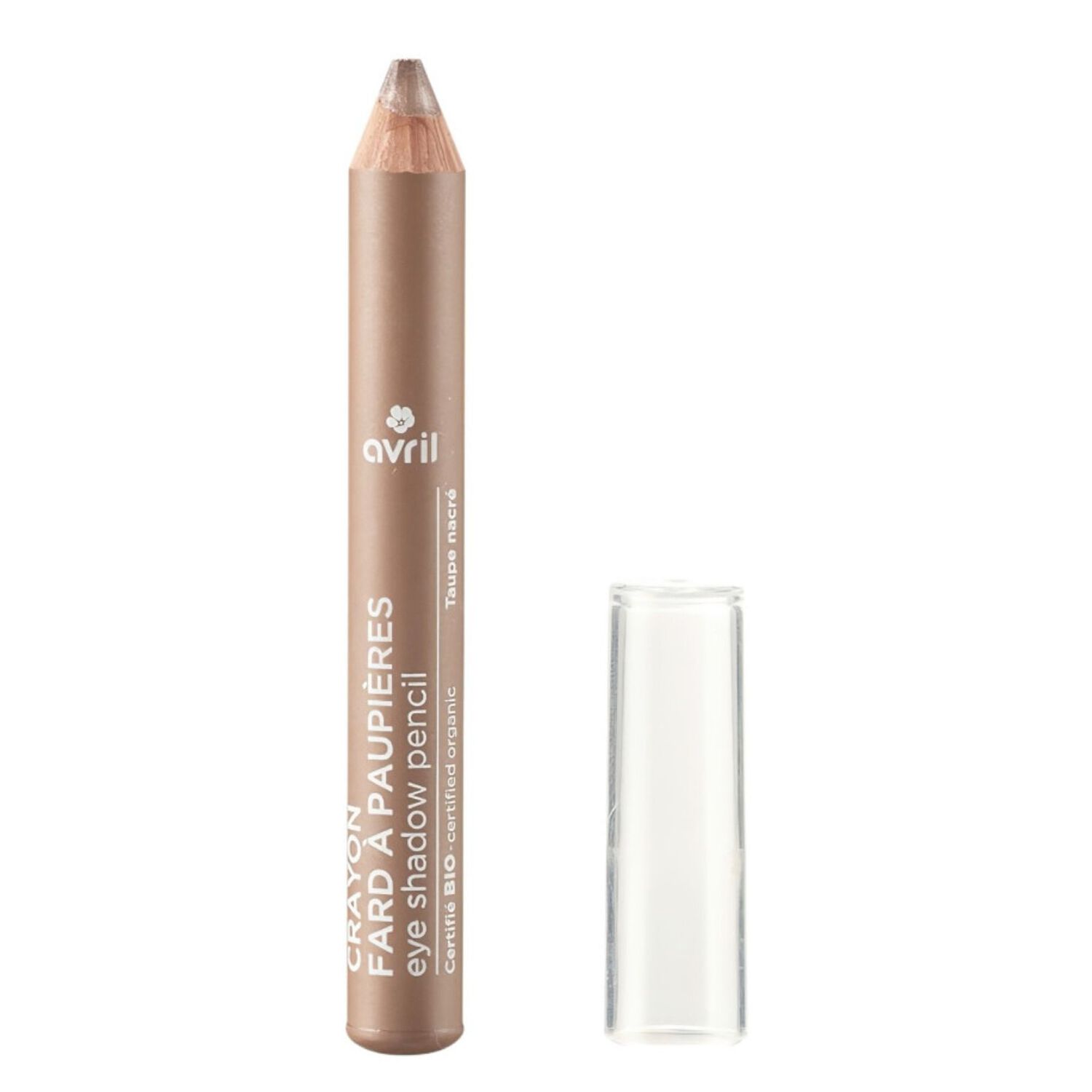 Fard à Paupières COSMOS Organic Ecocert - Crayon Fard à Paupières à l'Huile de Graine de Ricin Bio