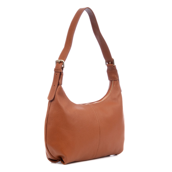 Aulla bolso de hombro mujer. Piel auténtica Dollaro.