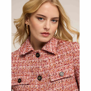 Motivi - Giacca corta in tweed - Rosso