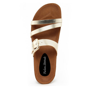 Sandalo flat Donna colore Dorato