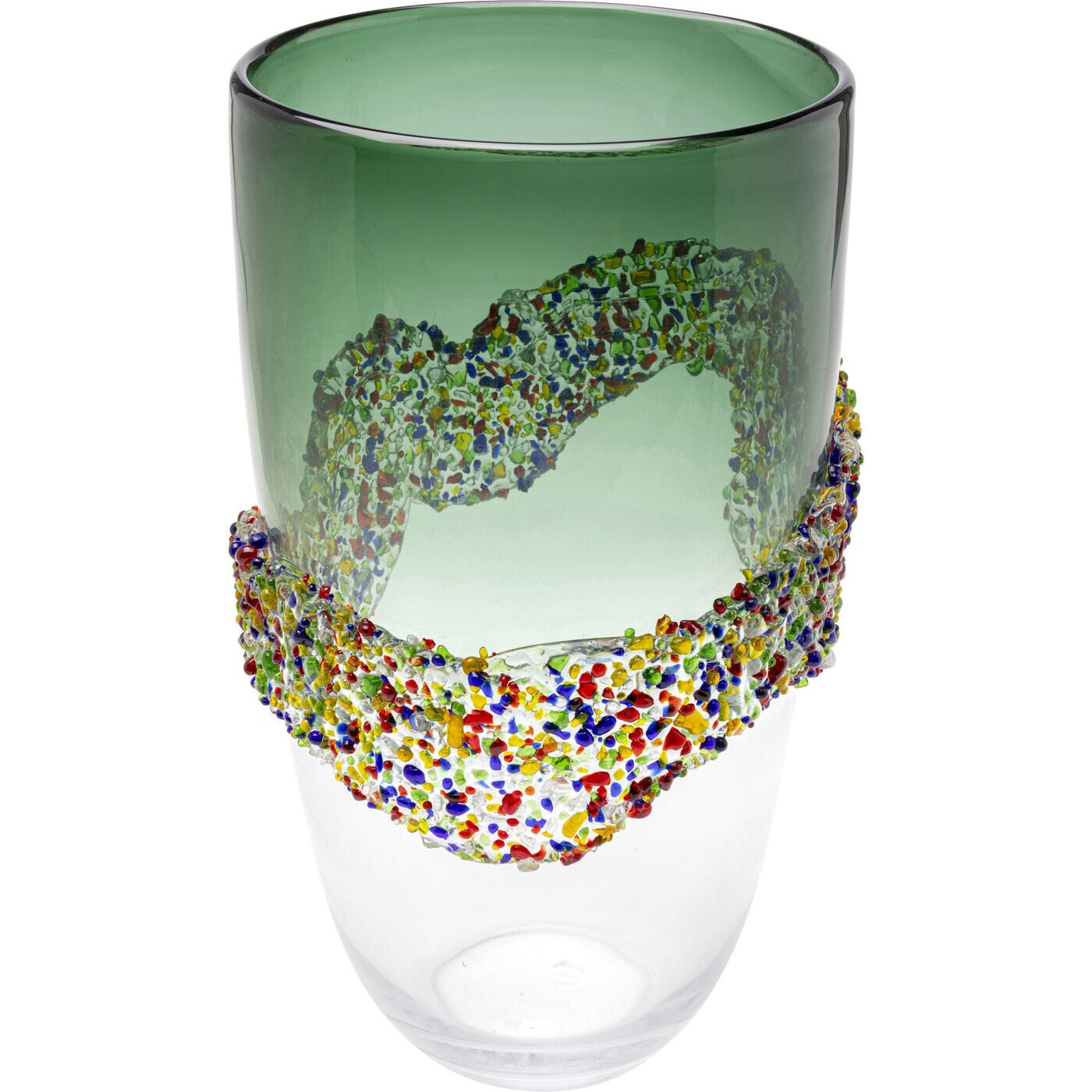 Vase Glitter Circle 36cm Kare Design
