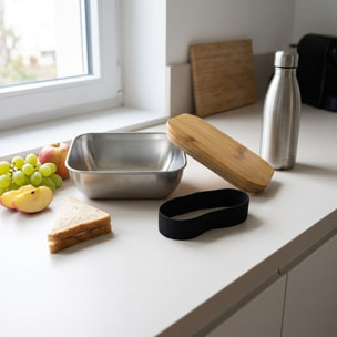 Lunch box inox micro-ondable de 400 ml Fackelmann Move