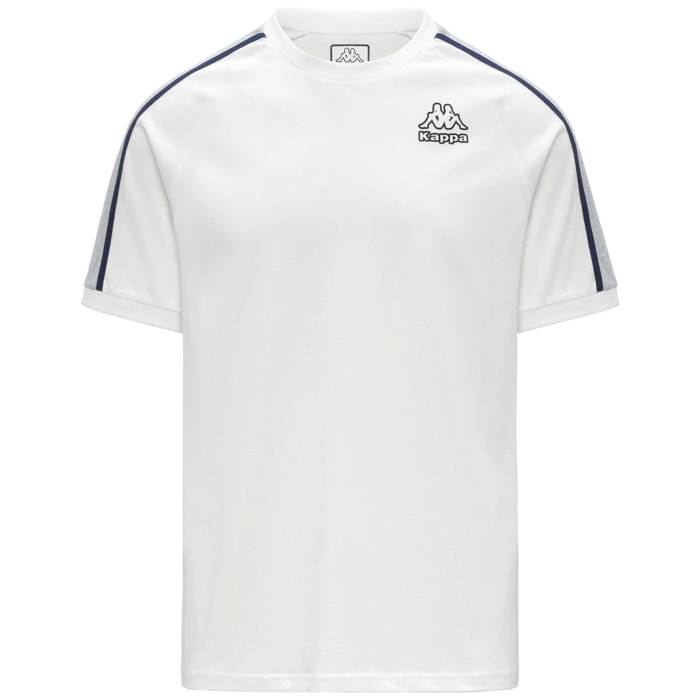 Kappa - T-Shirts & Top Uomo Bianco - Logo Itibo