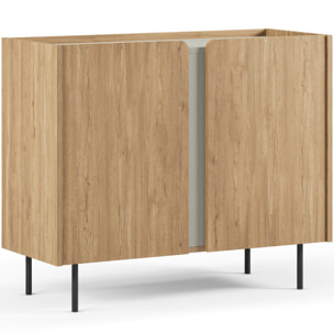 Buffet 2 portes bicolore - INGO