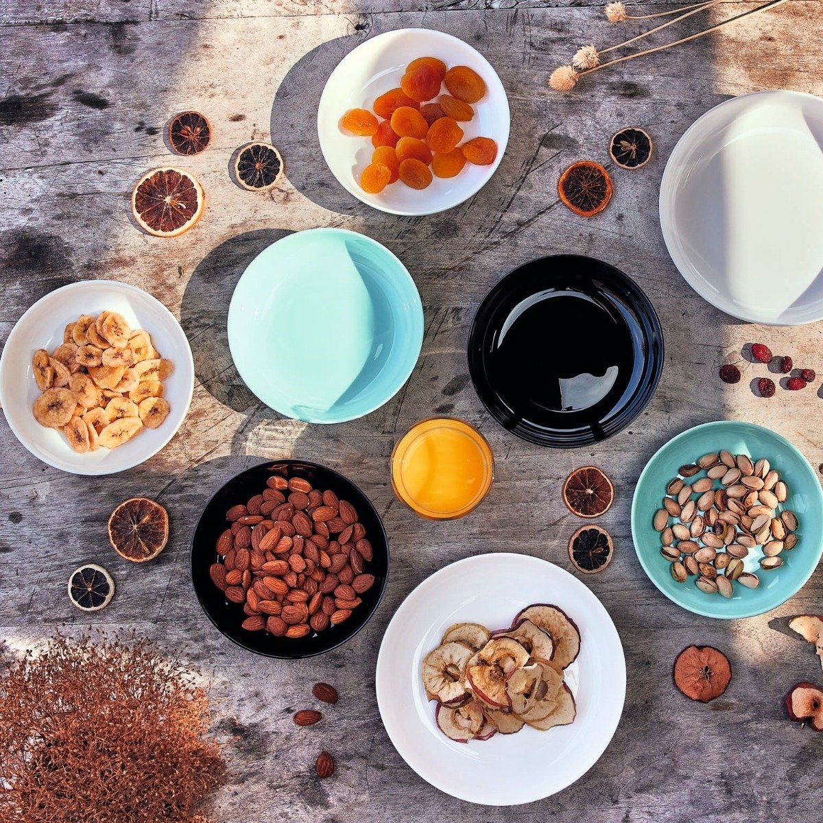 6 assiettes à couscous noires 25 cm Friend's Time - Luminarc