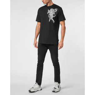 PHILIPP PLEIN T-Shirt Round Neck DRAGON