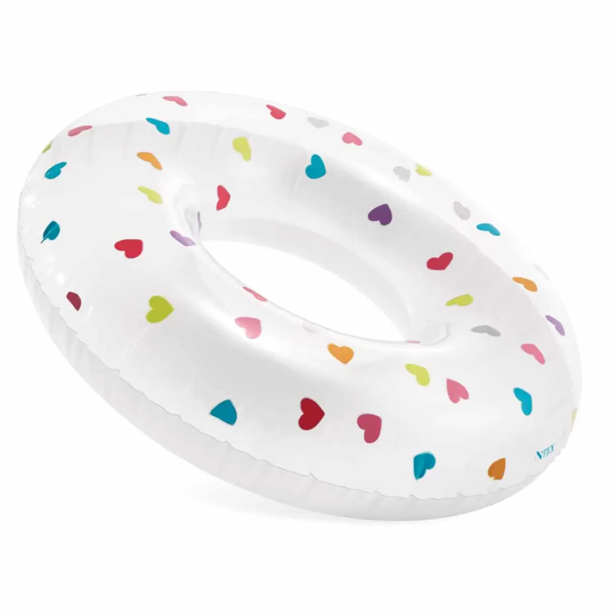 Intex 59259NP - Ciambelle Salvagenti Gonfiabili Assortiti, Cuori Fiori o Arcobaleno, 81 cm, 1 Pezzo