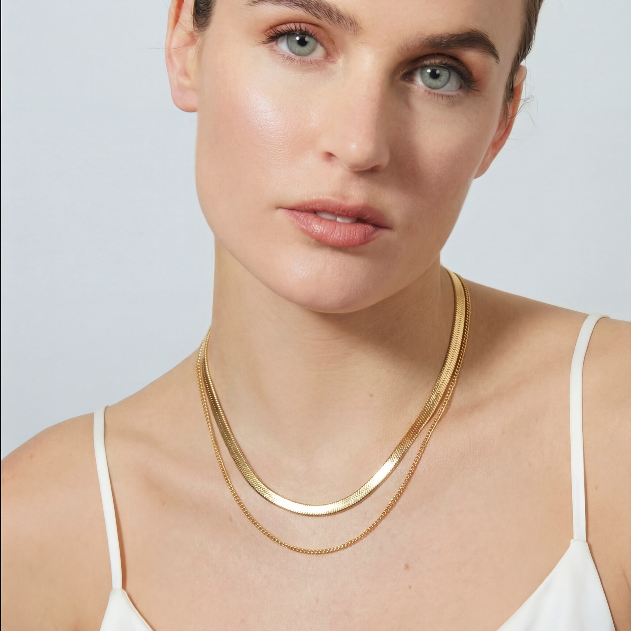 Collar Jezo acabado oro amarillo 18k