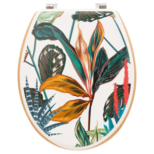 Abattant WC "Palawan" multicolore en bois