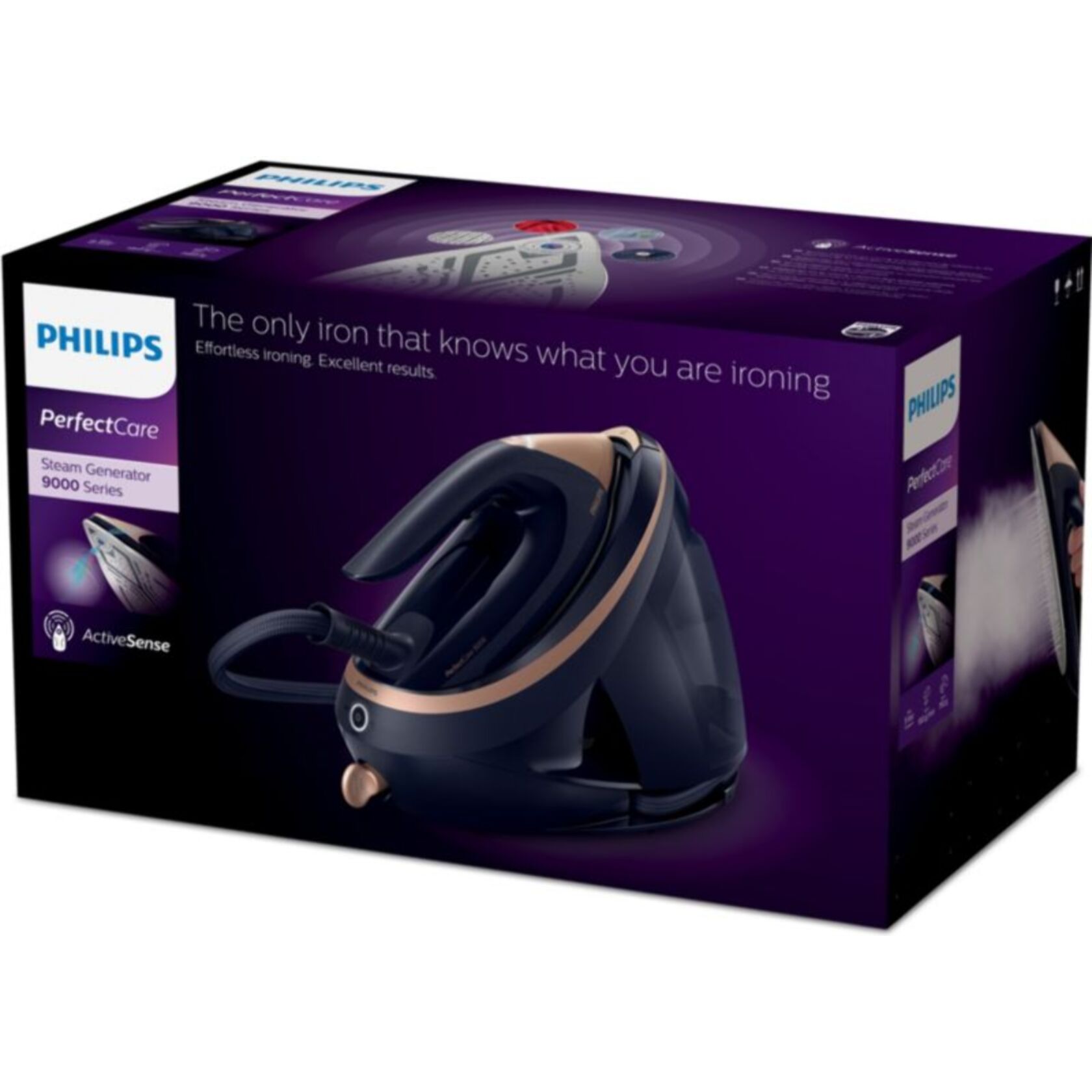 Centrale vapeur PHILIPS PSG9030/20 noir et rose doré 1,8L